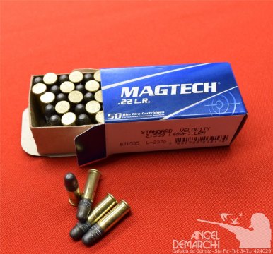 MUNICION MAGTECH .22 LR SOLIDA/PLOMO 40 Gr - STD PS PLO