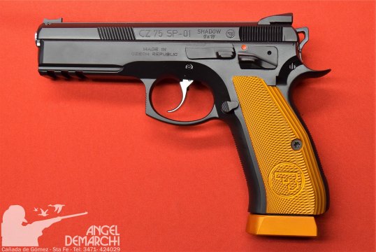 PISTOLA CZ SEMI 75 ORANGE PAVONADA CAL .9 PISTOLA CZ SEMI 75 ORANGE PAVONADA CAL .9