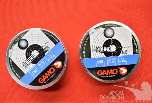 BALINES GAMO 5.5 ROUND ESFERICOS 250