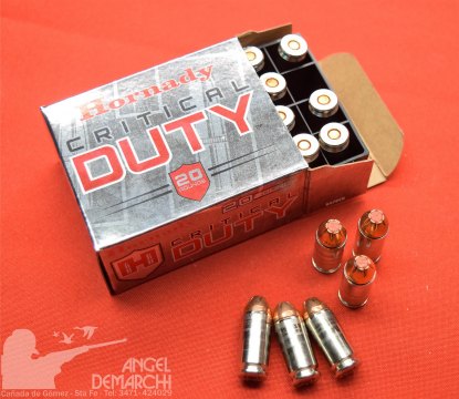 MUNICION HORNADY .40 C DUTY 175 Gr