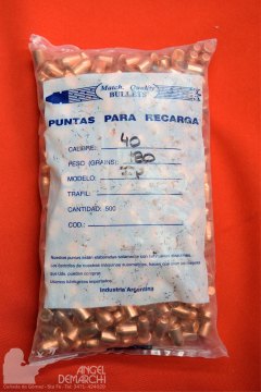 PUNTAS MATCH Q .40 - 180 Gr Cobre 500