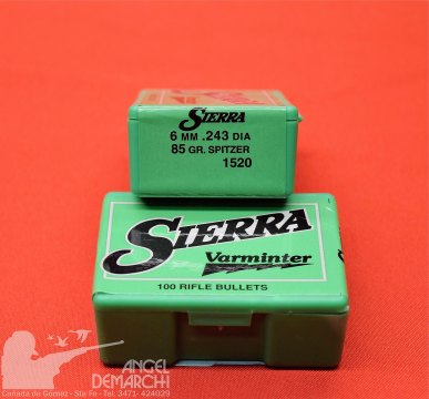 PUNTAS SIERRA 6MM/243 - 85 Gr SPT 100