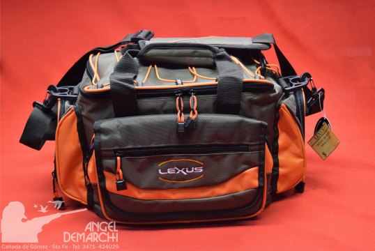 BOLSO/CAJA DE PESCA LT-093 LEXUS VERDE/NARANJA