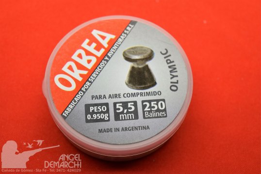 BALINES ORBEA 5.5 OLYMPIC PLOMO 250