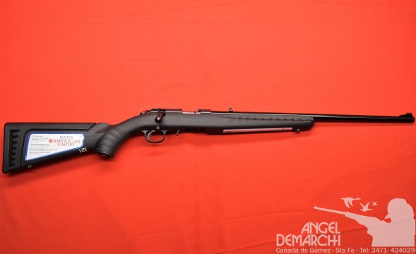 CARABINA RUGER AMERICAN SINTETICA/PAVON CAL .22 WMR