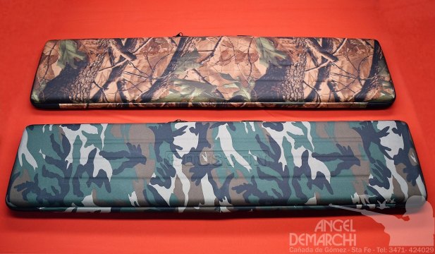 ESTUCHE HOUSTON  FUSIL Y CARABINA C/MIRA CAMO HOJA - 120 CM TERM