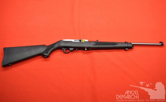 CARABINA RUGER SEMI 10//22 POLIMERO/INOX  CAL .22 LR