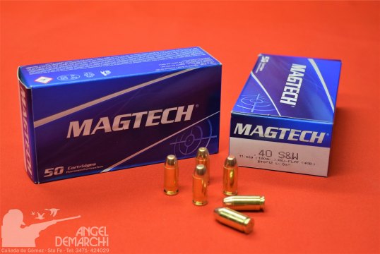 MUNICION MAGTECH .40  180 Gr FMC-FLAT