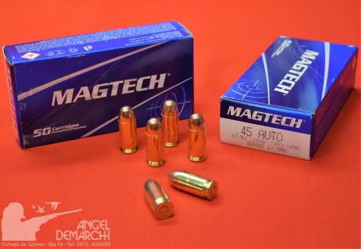 MUNICION MAGTECH .45 ACP  230 Gr FMC