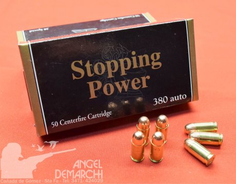 MUNICION STOPPING .380 ACP  95 Gr FMJ