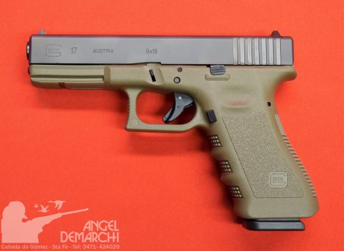 PISTOLA GLOCK SEMI 17 GEN 3 GREEN/TENIFER CAL. 9MM