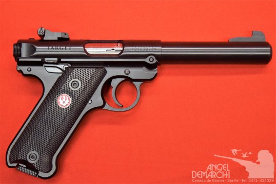 PISTOLA RUGER SEMI MARK IV TARGET 5,50´´ PAVONADO CAL .22LR 