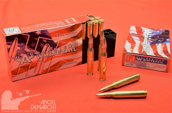 MUNICION HORNADY  AMERICAN WHITETAIL SP  CAL. 270