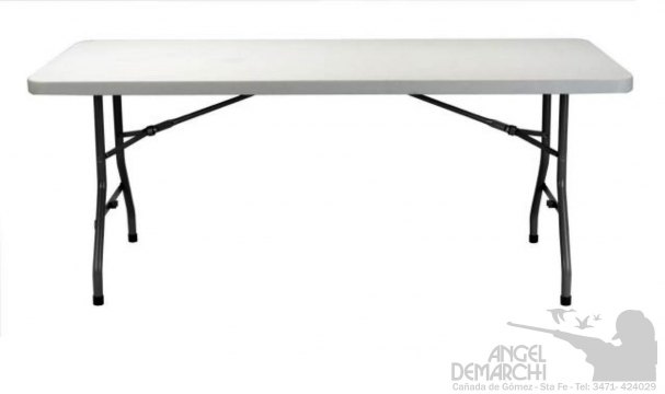 MESA LEXUS PLEGABLE CON PATAS DE ACERO 180X76 MESA LEXUS PLEGABLE CON PATAS DE ACERO 180X76