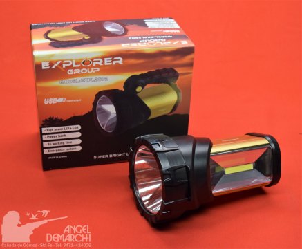 LINTERNA EXPLORER  REFLECTOR 235 LUM - RECARGABLE USB