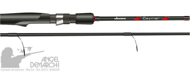 CAÑA OKUMA  CEYMAR C-C-662MH  1,98 mts 2 grafito goma eva 10-20 lbs