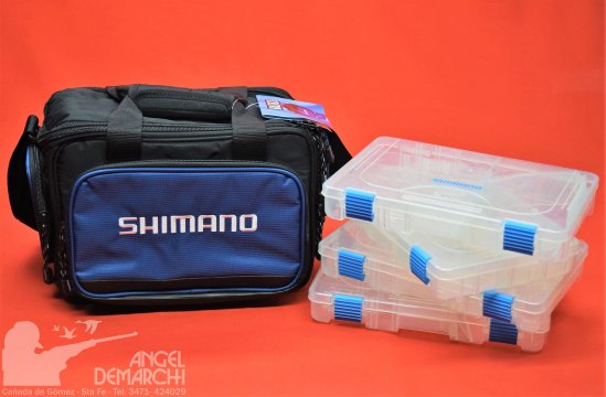 BOLSO/CAJA DE PESCA SHIMANO  MEDIANO  4 ORGANIZ CHINA