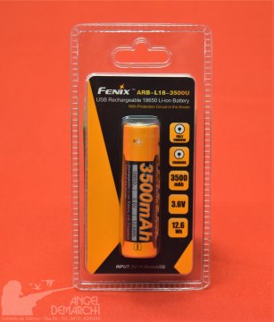 FENIX PILA RECARGABLE C/USB