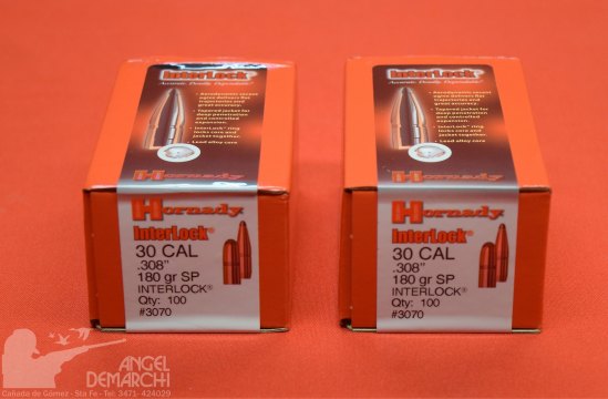 PUNTAS HORNADY  .30/308 - 180 GR SP