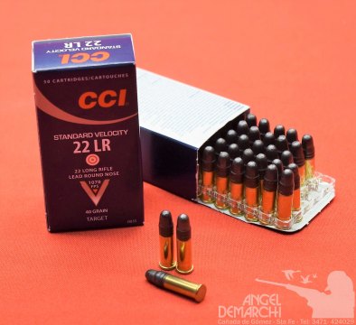 MUNICION CCI .22 LR SOLIDA/PLOMO 40 Gr - PS STDV LNR MUNICION CCI .22 LR SOLIDA/PLOMO 40 Gr - PS STDV LNR
