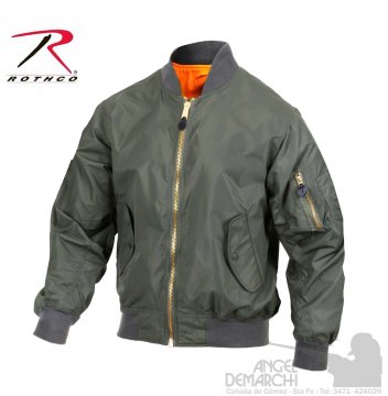 INDUMENTARIA ROTHCO CHAQUETA DE VUELO VERDE T. XL INDUMENTARIA ROTHCO CHAQUETA DE VUELO VERDE T. XL