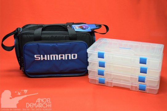 BOLSO/CAJA DE PESCA SHIMANO  GRANDE  4 ORGANIZ CHINA