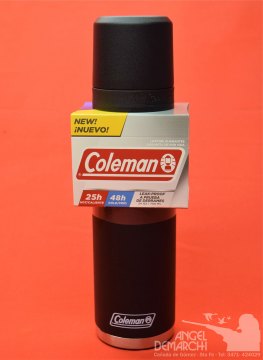 TERMO COLEMAN ACERO INOX 700 ML NEGRO 