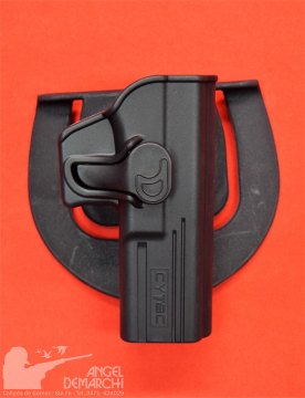 HOUSTON PISTOLERA EXTERNA C/ BOTÓN PARA GLOCK 17/19/23/24/35 NIVEL II 