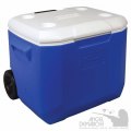 COLEMAN CONSERVADORA CLASICA 60 QT AZUL C/ RUEDAS