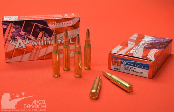 MUNICION HORNADY 308 WIN 165 Gr SP AW #80904