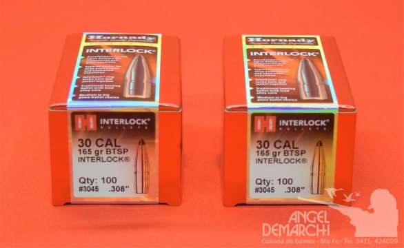 PUNTAS HORNADY .30 165 GR BTSP