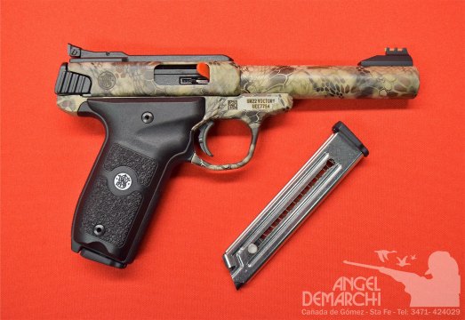 PISTOLA S&W SEMI VICTORY CAMUFLADA CAL 22