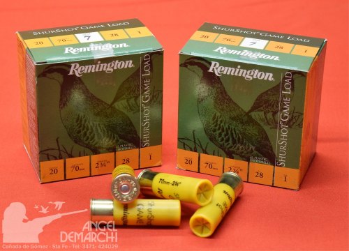 CARTUCHO REMINGTON CAL 20 - 28 GRS GAME LOAD CARTUCHO REMINGTON CAL 20 - 28 GRS GAME LOAD