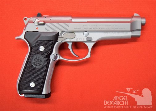 PISTOLA BERETTA SEMI 92 FS INOX CAL .9