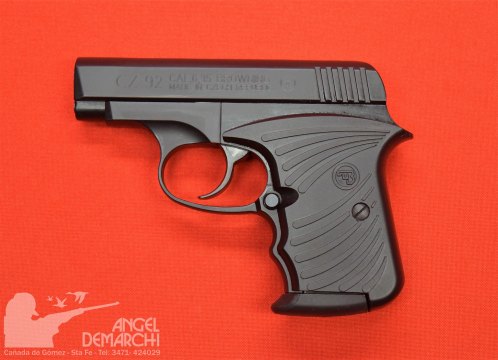 PISTOLA CZ SEMI 92 PAVONADO CAL. 6,35