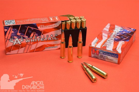 MUNICION HORNADY  CAL. 308 SP AMERICAN WHITETAIL