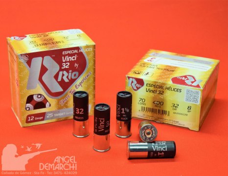 CARTUCHO RIO CAL .12 32 GRS VINCI MUN 8 CARTUCHO RIO CAL .12 32 GRS VINCI MUN 8