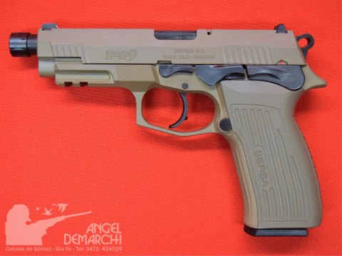 PISTOLA BERSA TPR9XFDE ARENA CAL 9MM C/CAÑO ROSCADO 