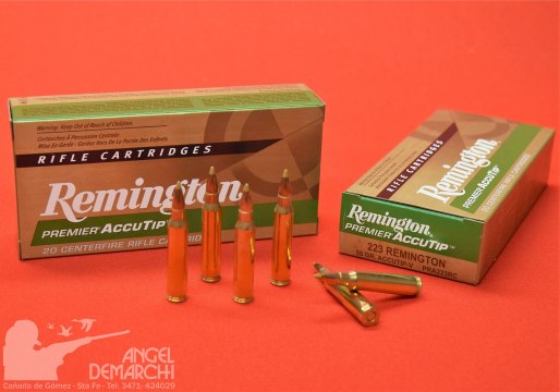 MUNICION REMINGTON CAL .223 - 55 GR ACCUTIP-V 