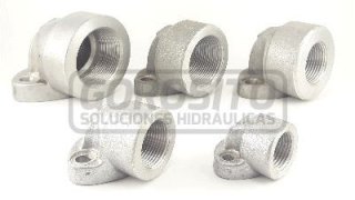 Accesorios - Codo de aluminio para bomba hidráulica