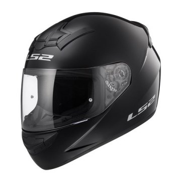 CASCO LS2 352 ROOKIE SOLID NEGRO BRILLO