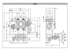 A DISTRIBUIDOR MONOBLOCK DE DOBLE COMANDO