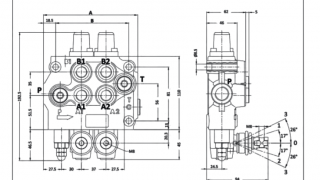 A DISTRIBUIDOR MONOBLOCK DE DOBLE COMANDO