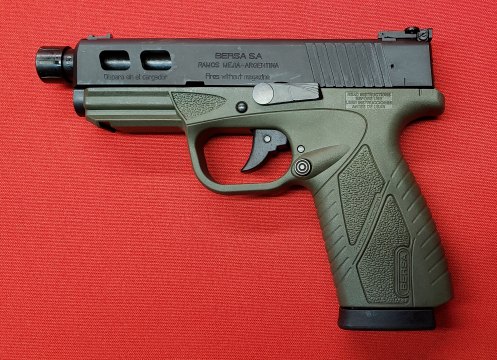 PISTOLA BERSA SEMI BP9CCXP PAVONADA CAL 9MM C/CAÑO ROSCADO