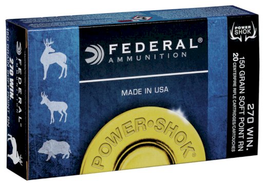 FEDERAL .270 POWER SHOK 130 Gr