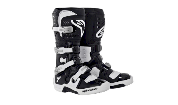 BOTAS ALPINESTARS TECH 7  BLACK-WHITE 