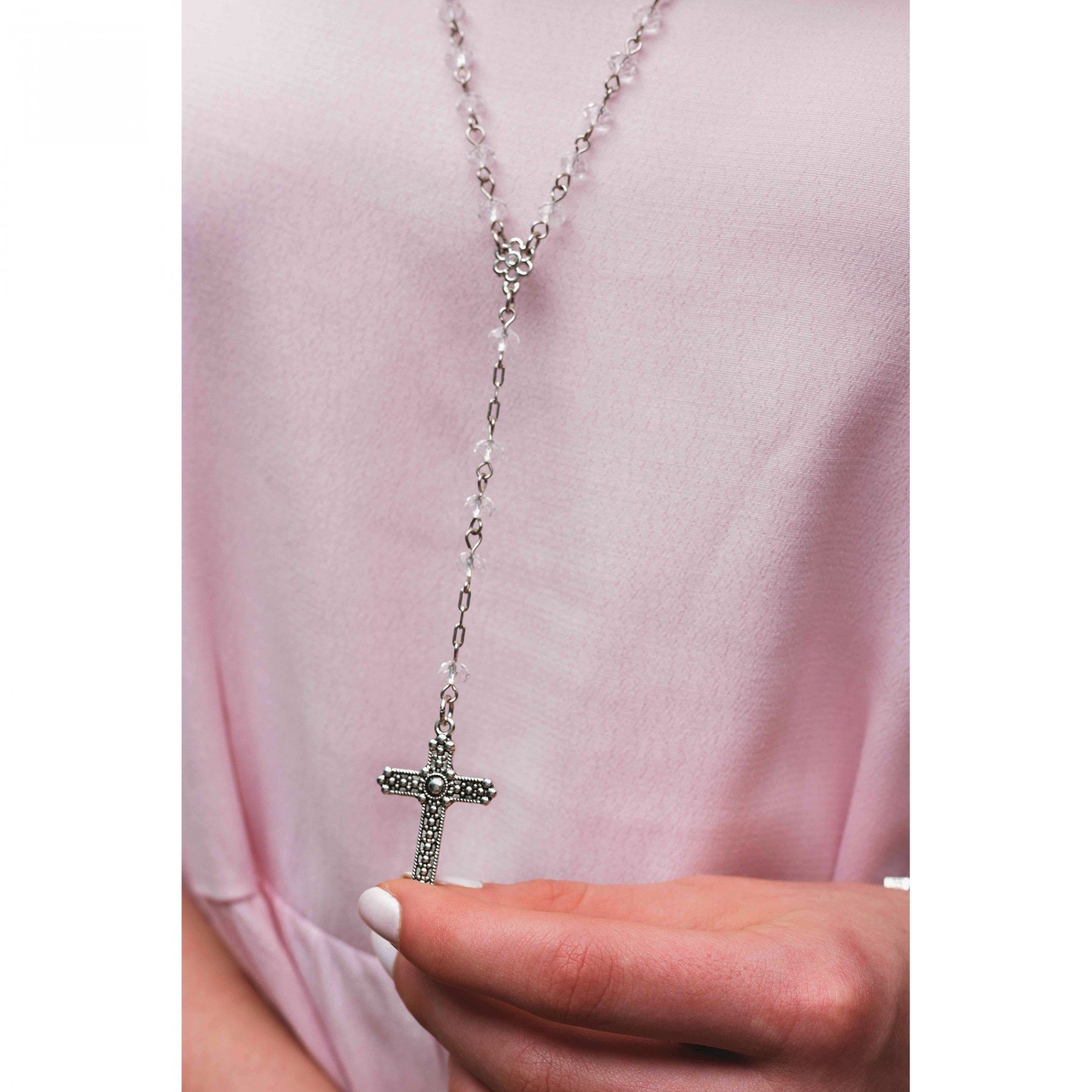 Rosario Cristal Chico (Transparente)