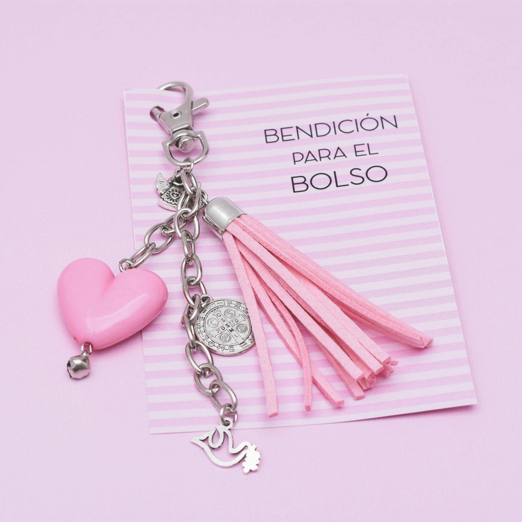 Bendición de Bolso Dijes (Rosa)