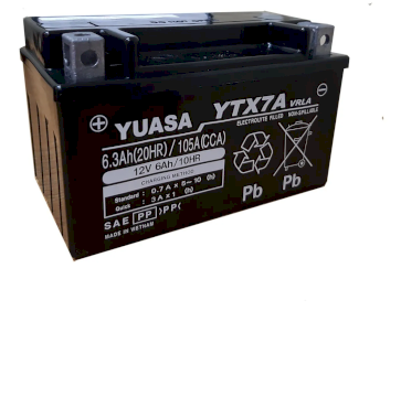 BATERIA YUASA YTX7A-BS 