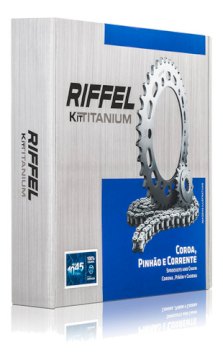 KIT TRANSMISION RIFFEL HONDA CG 150 TITAN (16x43) 428H